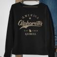 Alpharetta Ga Georgia Sweatshirt Gifts for Old Women