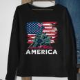 America Military Soldiers Veteran Usa Flag Sweatshirt Gifts for Old Women