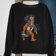 American Patriotic Bigfoot 4Th Of July Sasquatch Men Boy Sweatshirt Gifts for Old Women