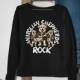 Anatolian Shepherds Rock Cool Dog Trio Playing Guitar Sweatshirt Gifts for Old Women