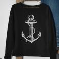 Anchor Boating Fishing Water Sports Lake Sweatshirt Gifts for Old Women