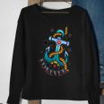 Anchor Tattoo Style Forever Vintage Gift Sweatshirt Gifts for Old Women