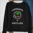 Anderson Tartan Clan Badge Athletic Style Anderson Funny Gifts Sweatshirt Gifts for Old Women