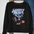 Angry Runs Good Morning Football Sport Lover Vintage Sweatshirt Gifts for Old Women