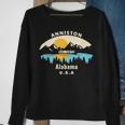 Anniston Alabama Souvenir Mountain Sunset River Sweatshirt Gifts for Old Women