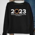Annular Solar Eclipse 2023 October 14 Astronomy Lover Sweatshirt Gifts for Old Women