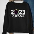 Annular Solar Eclipse Oregon 2023 Sweatshirt Gifts for Old Women
