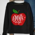 You Are The Apple Of My Eye Red Apple Sweatshirt Gifts for Old Women