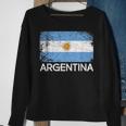 Argentinian Flag Vintage Made In Argentina Sweatshirt Gifts for Old Women