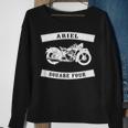 Ariel Square Four Classic British Motorcycle Sweatshirt Gifts for Old Women