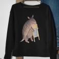 Armadillo Playing The Washboard Sweatshirt Gifts for Old Women