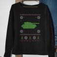 Army Tank Ugly Sweater Christmas Sweatshirt Gifts for Old Women