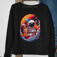Astronaut In Space Astronaut With Planets Spaceman Sweatshirt Gifts for Old Women