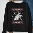 Astronaut Ugly Christmas Sweater Xmas Space Lover Boys Pj Sweatshirt Gifts for Old Women