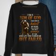 August Son Of God My Scars Tell A Story Reminder Of Time Gift For Mens Sweatshirt Gifts for Old Women