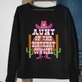 Aunt Of The Birthday Cowgirl Kids Rodeo Party Bday Sweatshirt Gifts for Old Women