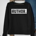 Author Book Writing Writer's Sweatshirt Gifts for Old Women