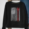 Auto Repairman Car Mechanic Wrench Workshop Tools Usa Flag Mechanic Funny Gifts Funny Gifts Sweatshirt Gifts for Old Women