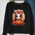Autumn Halloween Costume Kawaii Pumpkin Unicorn Magic Sweatshirt Gifts for Old Women