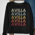 Avilla Indiana Avilla In Retro Vintage Text Sweatshirt Gifts for Old Women