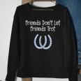 Awesome No Trotting Friends Dont Let Friends Trot Sweatshirt Gifts for Old Women
