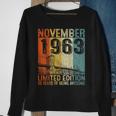 Awesome Since November 1963 Vintage 60Th Birthday Men Sweatshirt Gifts for Old Women