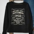 Awesome Since September 1958 65 Years Old 65Th Birthday Sweatshirt Gifts for Old Women