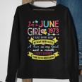 Awesome Since 1973 48Th Birthday Im A June Girl 1973 Sweatshirt Gifts for Old Women