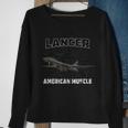 B-1 Lancer Bomber Airplane American Muscle Sweatshirt Gifts for Old Women