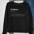 Badass Definition Dictionary Sweatshirt Gifts for Old Women