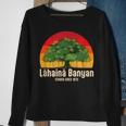 Banyan Tree Lahaina Maui Hawaii Sweatshirt Gifts for Old Women
