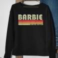 Barbie Name Personalized Retro Vintage 80S 90S Birthday Sweatshirt Gifts for Old Women