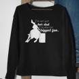Barrel Racing DadCowgirl Horse Riding Racer Gift For Mens Sweatshirt Gifts for Old Women