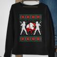 Baseball Ugly Christmas Sweater Softball Batter Hitter Sweatshirt Gifts for Old Women