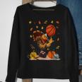 Basketball Player Turkey Day Thanksgiving Sport Sweatshirt Gifts for Old Women