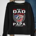 Being Dad Is An Honor Being Papa Is Priceless Usa Flag Daddy Sweatshirt Gifts for Old Women