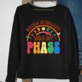 Being Straight Was My Phase Groovy Lgbt Pride Month Gay Les Sweatshirt Gifts for Old Women