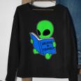 Believe In Yourself Alien Ufo Sweatshirt Gifts for Old Women