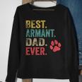 Best Armant Dad Ever Vintage Father Dog Lover Sweatshirt Gifts for Old Women