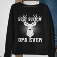 Best Buckin Opa Ever Hunting Hunter Fathers Day Gift Sweatshirt Gifts for Old Women