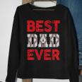 Best Dad Ever Baseball Dad And Softball Fathers Day Cool Sweatshirt Gifts for Old Women