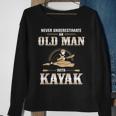 Best Kayak| Never Underestimate Old Man Sweatshirt Gifts for Old Women