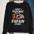Best Truckins Papaw Ever Trucker Grandpa Truck Gift Sweatshirt Gifts for Old Women