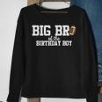 Big Brother Of The Birthday Boy Football Lover First Sweatshirt Gifts for Old Women