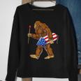 Bigfoot Fireworks 4Th Of July Funny Boys Men Sasquatch Lover Sasquatch Funny Gifts Sweatshirt Gifts for Old Women