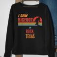 Bigfoot Lives In Rusk Texas Sweatshirt Gifts for Old Women