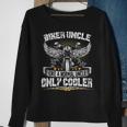 Biker Uncle Motorcycle Fathers Day For Fathers Sweatshirt Gifts for Old Women