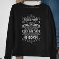 Bikers Prayer Vintage Motorcycling Biker Sweatshirt Gifts for Old Women