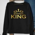 Birthday King Crown Funny Bday Squad Birthday Squad Party Sweatshirt Gifts for Old Women