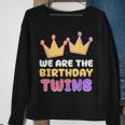 We Are The Birthday Twins Cute Celebrate Twin Sweatshirt Gifts for Old Women